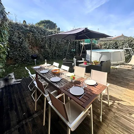 Дом отдыха La Family House - Calme & Spacieuse, 20mn Plages & Montpellier